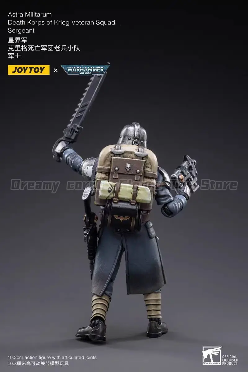 

【In Stock】JOYTOY Warhammer 40K Astra Militarum Death Korps of Krieg Veteran Squad 3PCS 1/18 Action Figure Toys