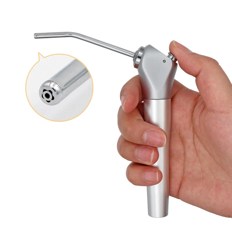 1pc Dental Triple Syringe Handle for Air Triple Syringe Dental Materials, Air Water Spray Tube with 2 Nozzles