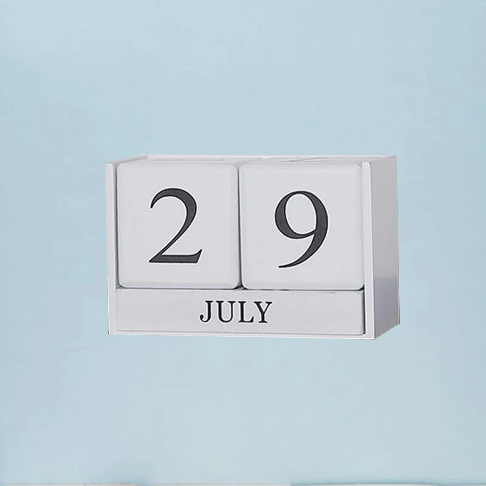 

Руководство по декора рабочего стола для офиса, домашнего стола, деревянное украшение календаря, креативное украшение для настольного календаря, орнамент