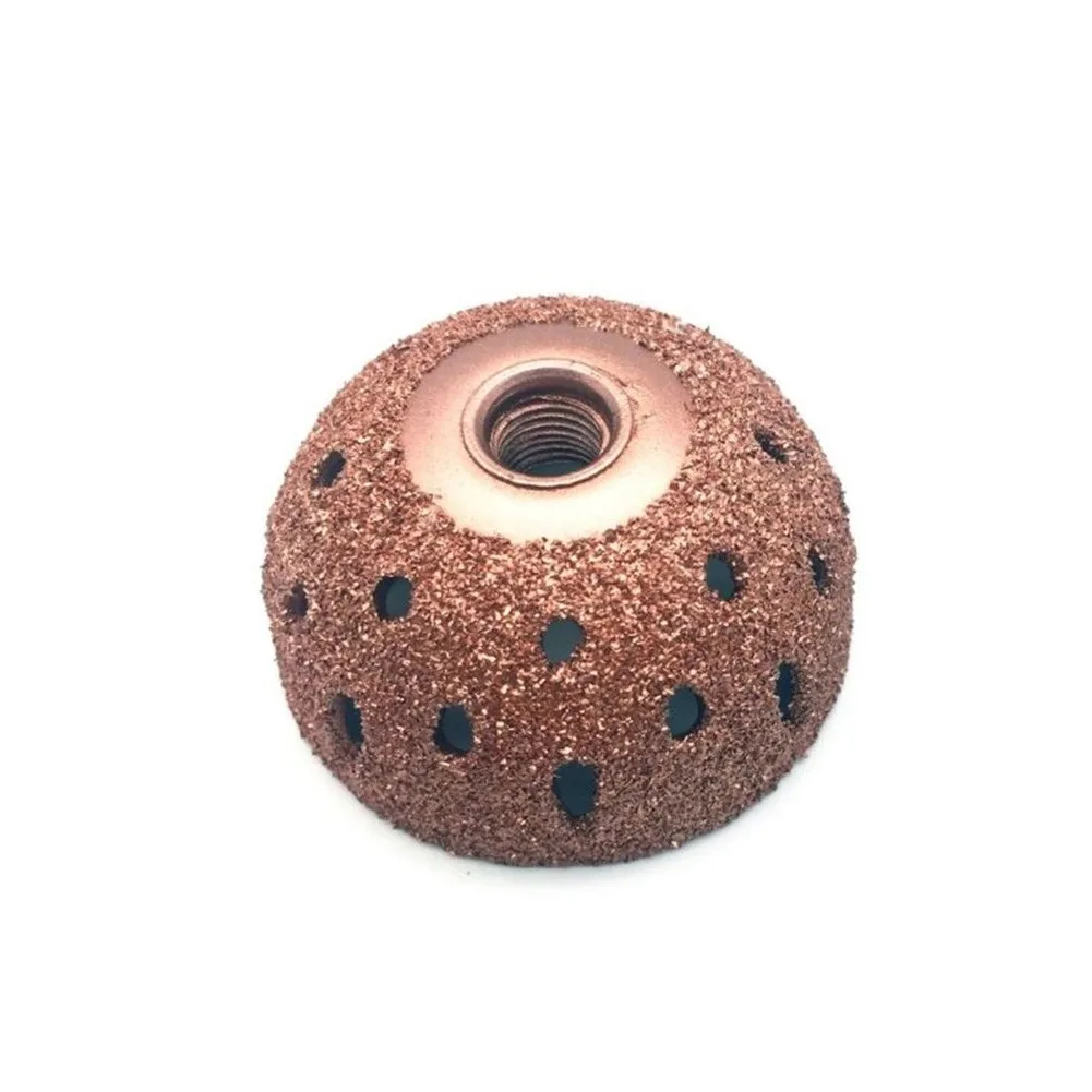 Tire Grinding Head Tungsten Steel Rasp Buffer Ball 42/55mm Buffing Wheel Hex/Round Arbor Adaptor Tyre Repair Hand Tool