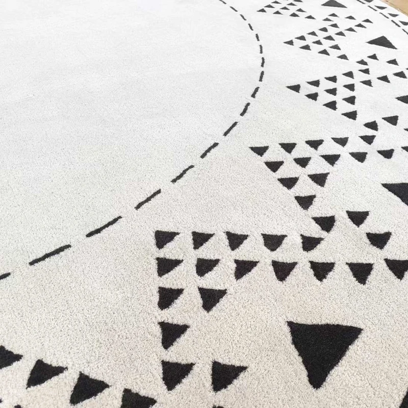 Custom Handmade Wool Rugs Tufted Carpets Customized Washable Carpet for Bedroom
