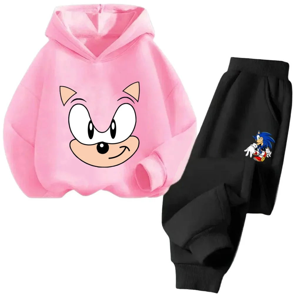 

New Cartoon Suit 2025 New Hoodie Pants Cool Cute Casual Comfort Fashion Simple Trend Versatile Sweatshirt Trendy sportswear