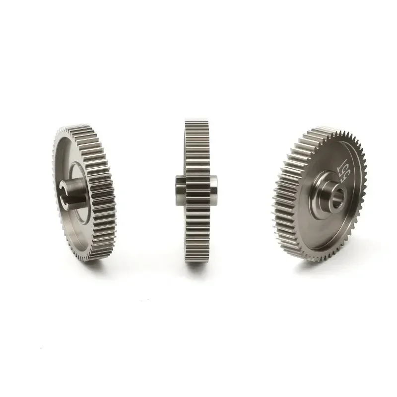 Engrenagem de alta velocidade 55t 58t 61t 51004 53665 para tamiya tt01 TT-01 1/10 rc carro atualização peças acessórios