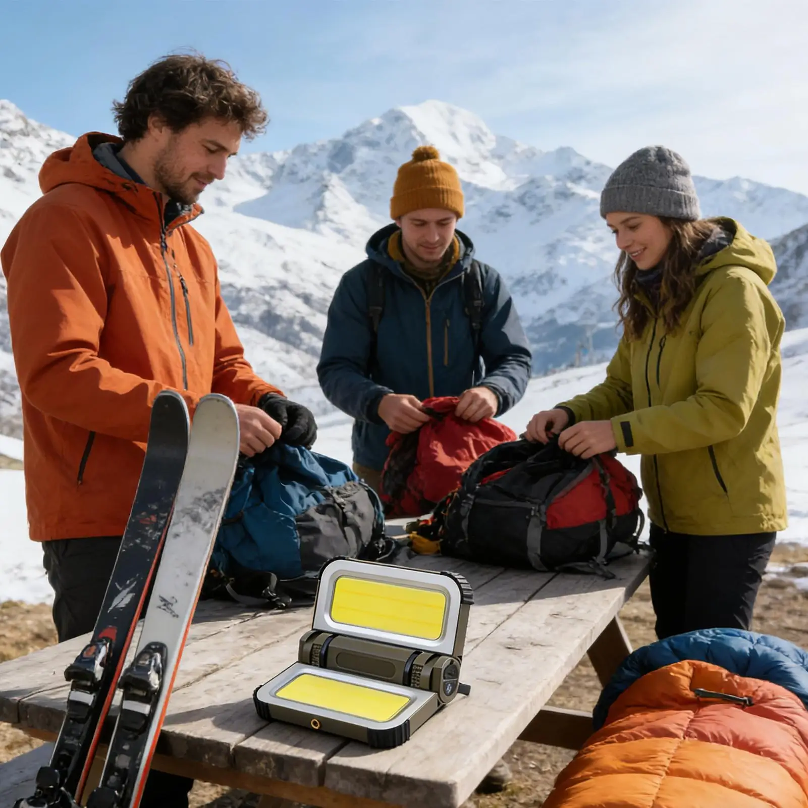 Camping Lantern Rechargeable Rechargeable Waterproof Flashlight Solar Lanterns For Power Outages For Backpacking Hiking Tent