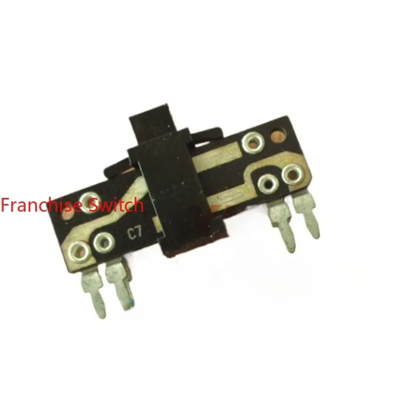 50PCS Total Length 30MM Shank Height 4MM 100K B100K Vertical Duplex Direct Slide Potentiometer, Sliding Fader Adjustment