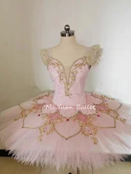 Professional high-end custom ballet dress TUTU adult children pink ballet dance dress performance competition women custom dress