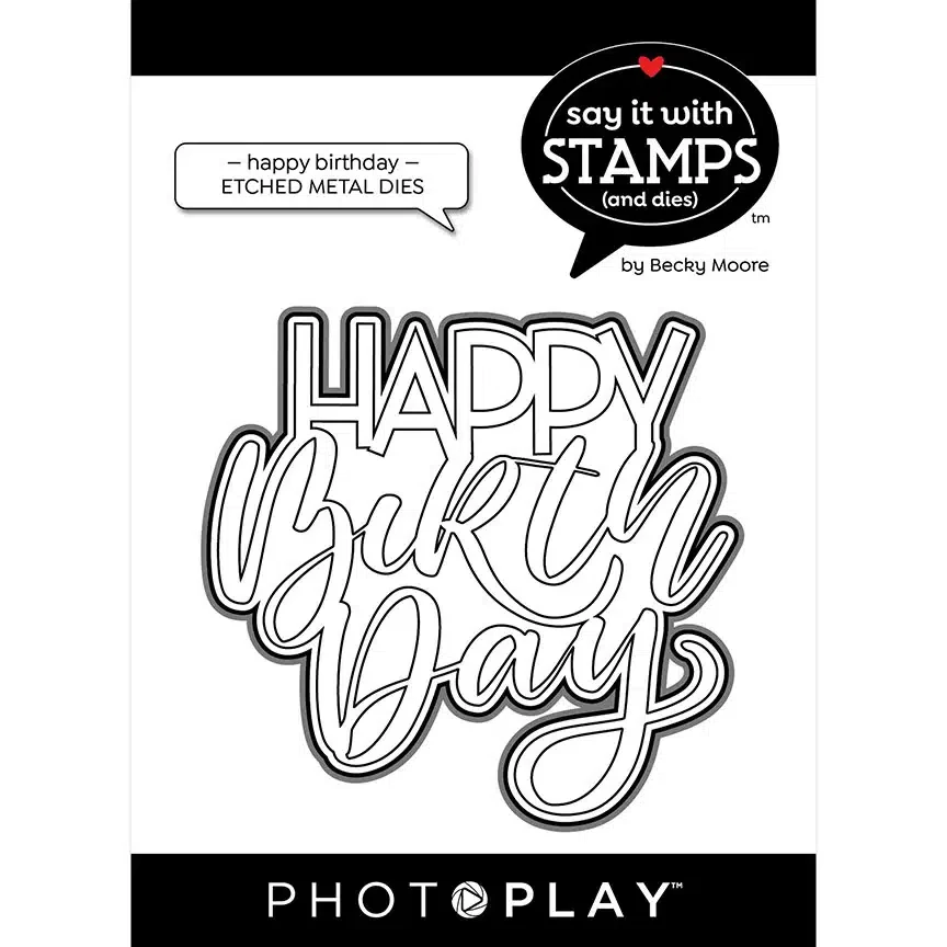 

February Newest 2023 Happy Birthday Sentiments Cutting Dies Set Scrapbooking Frames Card Craft no Clear Stamps