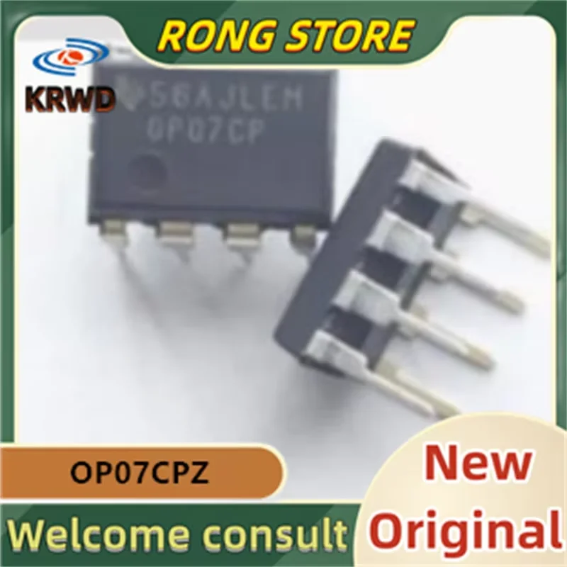 (10PCS) OP07CP New and Original Chip IC OP07CPZ OP07 DIP-8