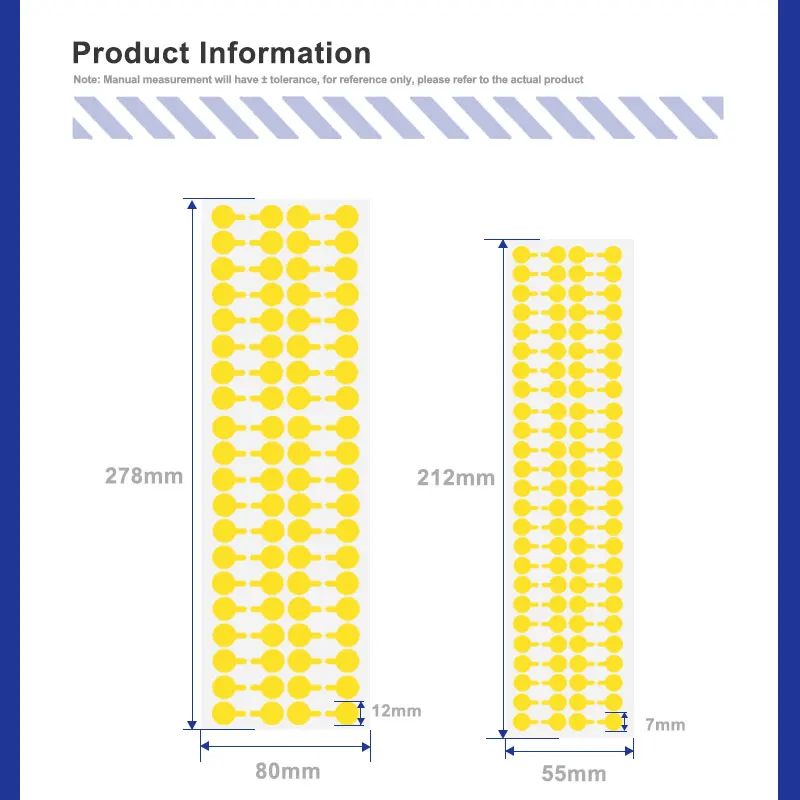 Camera Amage Head Protection Sticker 7MM/12MM Protect the Camera from Dust during Maintenance For Mobile Phone Repair