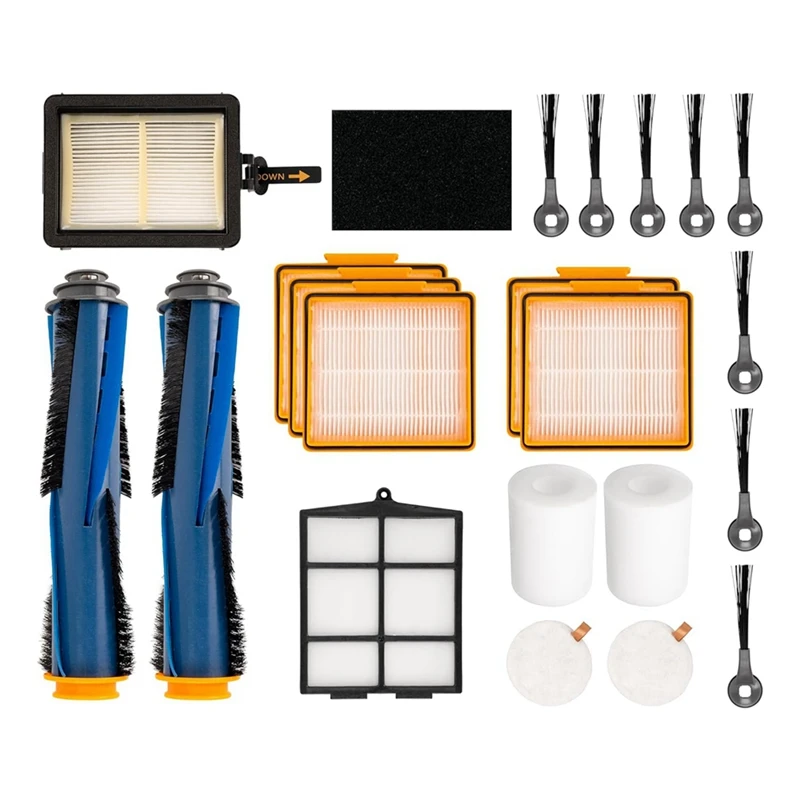 Robô Aspirador De Pó Escovas De Rolo, Escovas Laterais Filtros Kit, Tubarão AI AV2501S AV2501AE RV2502AE RV2520AOUS