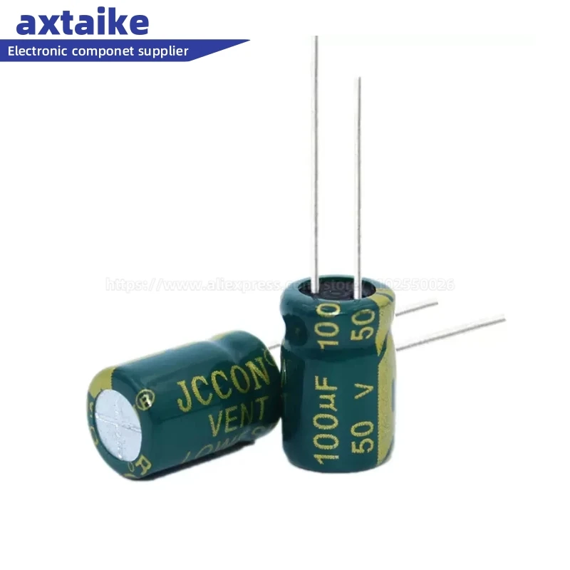 

100UF 16V 25V 35V 50V 63V 100V 160V 200V 250V 400V 450V 5*11/8*12/10*17/13*25 High Frequency Low ESR Electrolytic Capacitor DIP