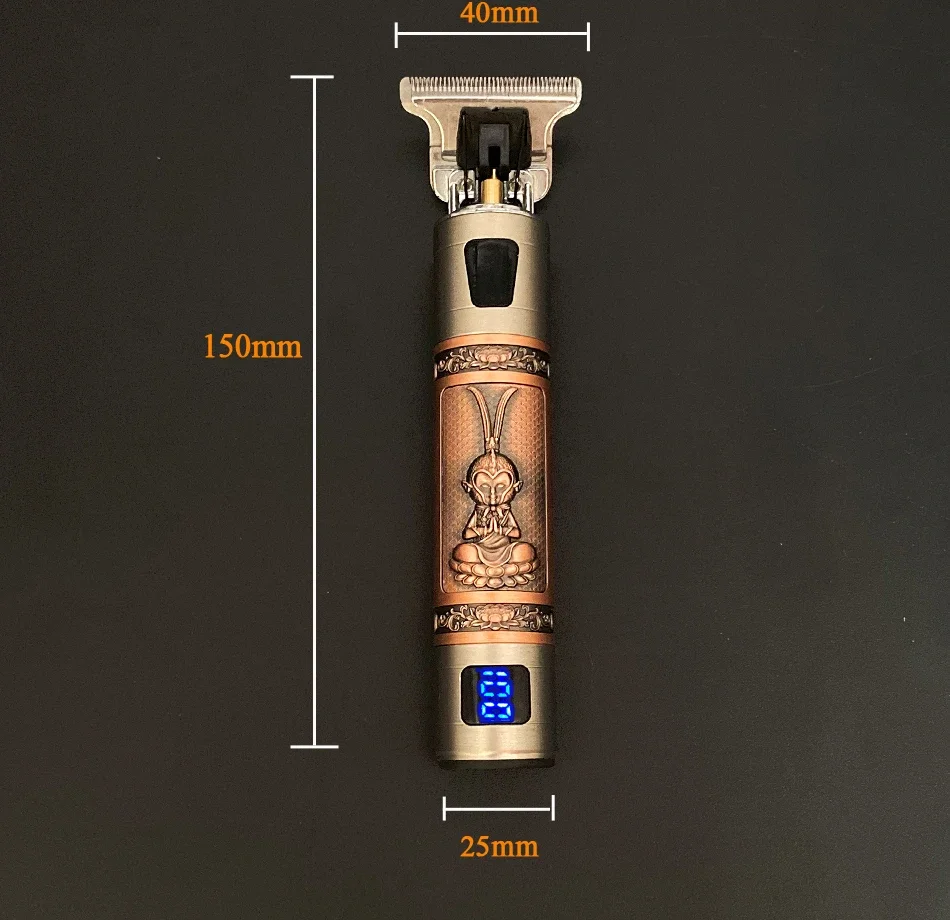 プロの充電式電気バリカン,男性用ひげトリマー,美容師用切断機,t9,2022