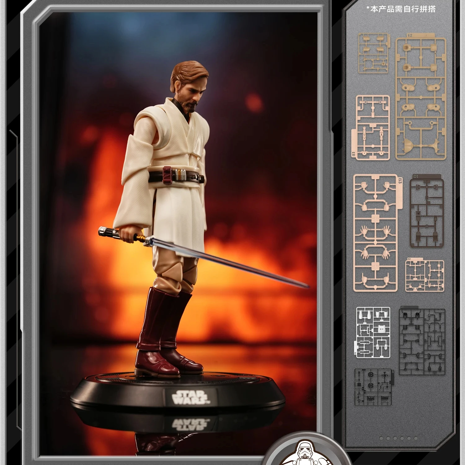 New Blokees Star Wars Beyond Edition‌ Action Figure Model Obi-Wan Kenobi‌ Commander Cody CC-2224 Movable Figure Collection Gifts