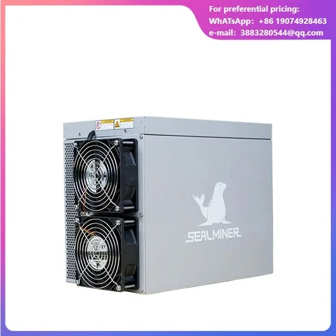 Bitdeer SealMiner A2 226T 3730W Bitcoin ASIC Miner High-Efficiency SHA-256 Mining Hardware