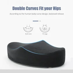 Home Chair Cushion Memory Foam Buttock Pillow Office BBL Recovery Pillow After Surgery Seat Brazilian Butt Lift Pad Hips Support