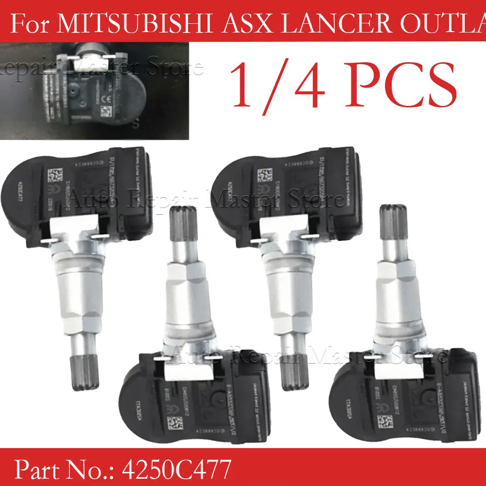 FOR 2014-2021 MITSUBISHI SPACESTAR TPMS 433MHz TIRE PRESSURE SENSOR TPMS MITSUBISHI TIRE AIR PRESSURE 4250F187 4250C275 4250C477