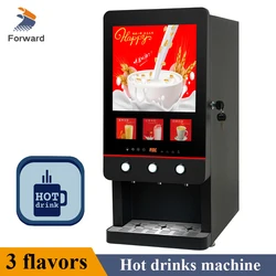 Hot Drinks Machine with 3 Flavors Commercial Hot Beverage Making Machine for Restaurant Drinks Vending Machine