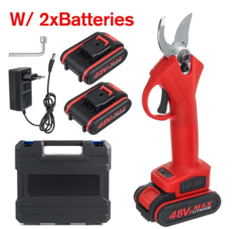 ماكينة تشذيب لاسلكية 48 فولت، ماكينة تشذيب كهربائية ببطارية ليثيوم أيون، ماكينة تقطيع فروع تشذيب أشجار الفاكهة بكفاءة #3