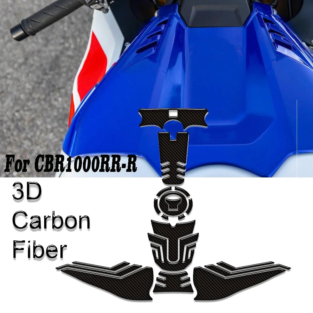 

For CBR1000RR-R CBR1000RR R CBR 1000RR 1000 RR RRR SP Fireblade Tank Pad Cap Stickers Decals Protector Carbon Fiber
