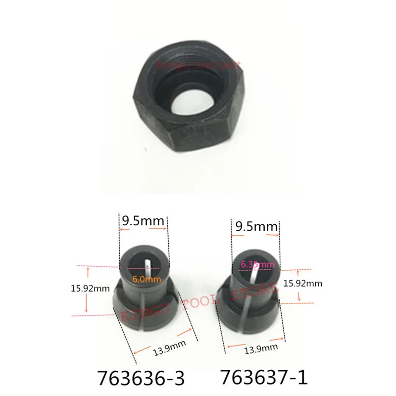 Collet Cone for MAKITA  1/4\