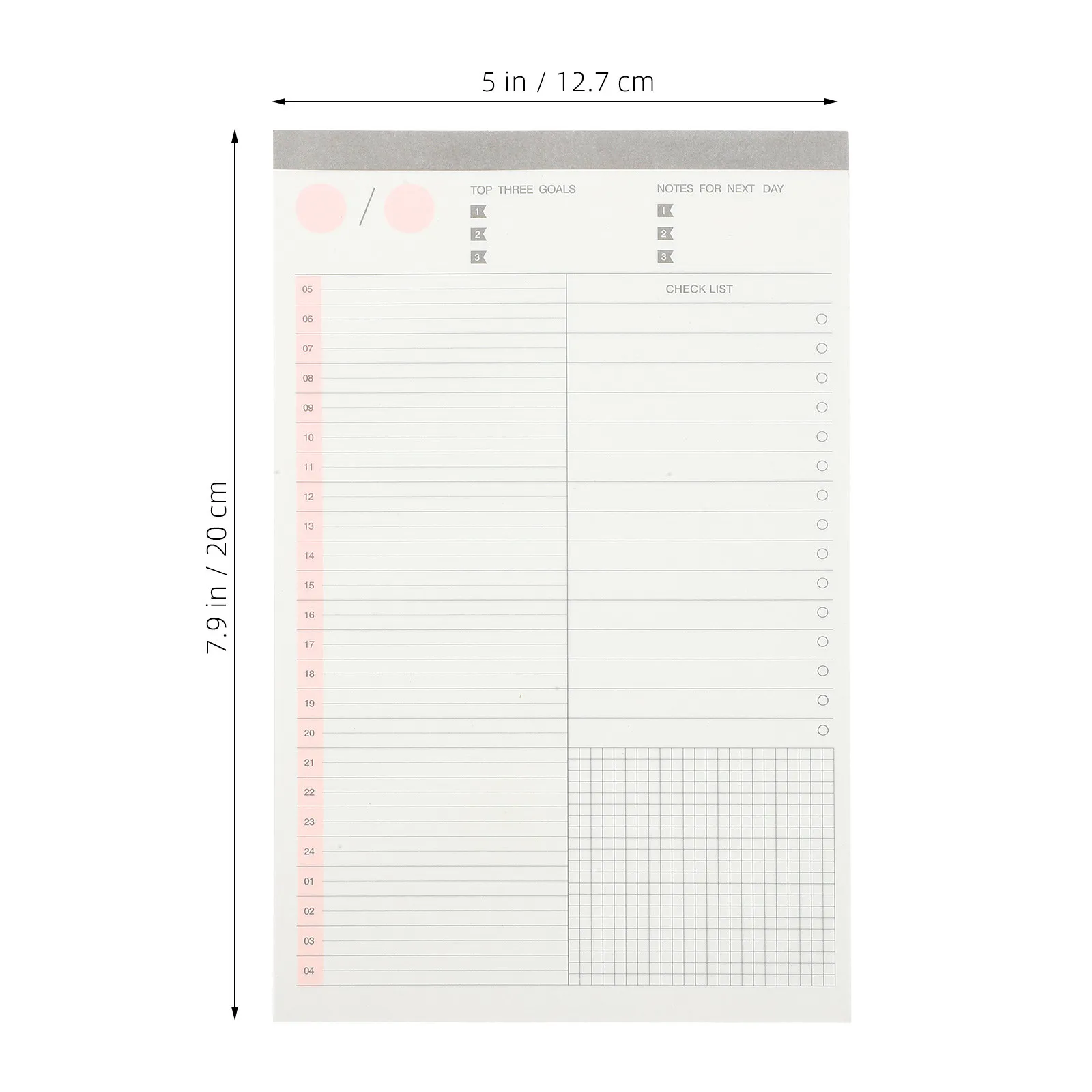 1 Book Delicate Creative Schedule Notebook Portable Compact Planner Notepad for Office Workers Teachers Daily Use Memo