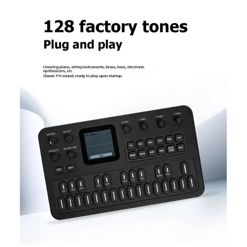 M-VAVE FM 1 Synthesizer Portable with Built-In Speaker MIDI