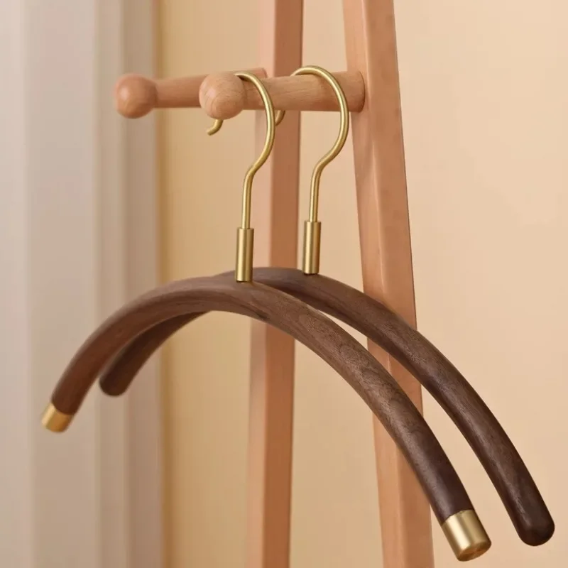 Premium Non-Slip Wooden Coat Hanger Upscale Wardrobe Clothes Hangers No-Mark Garment Care for Home Luxury Closet Organizers