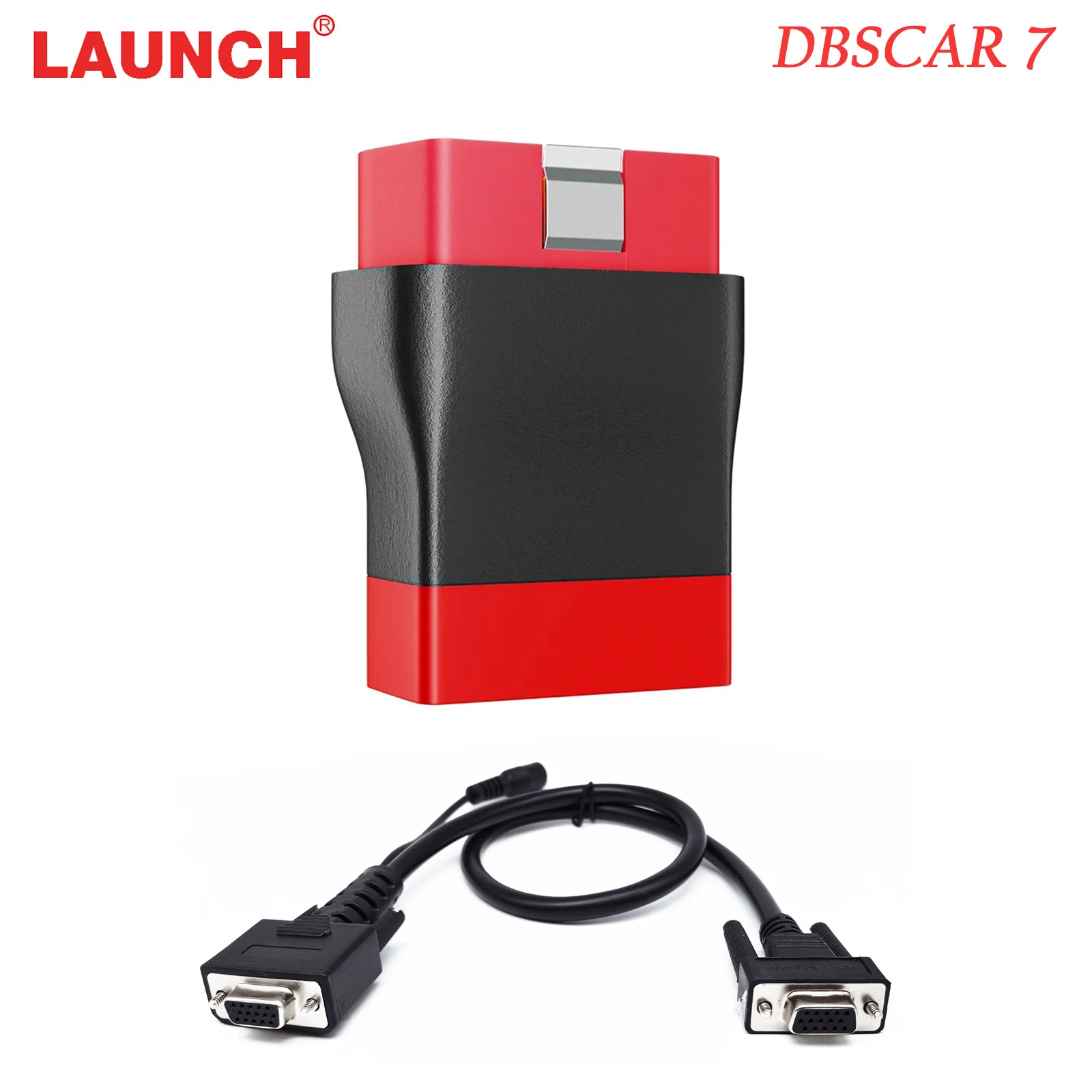 LAUNCH 100% Original Adapter for DBSCAR 7 OBD Male Cable 16Pin Extension Adapter for DBSCAR 7 connector Work with X431 CRP919EBT