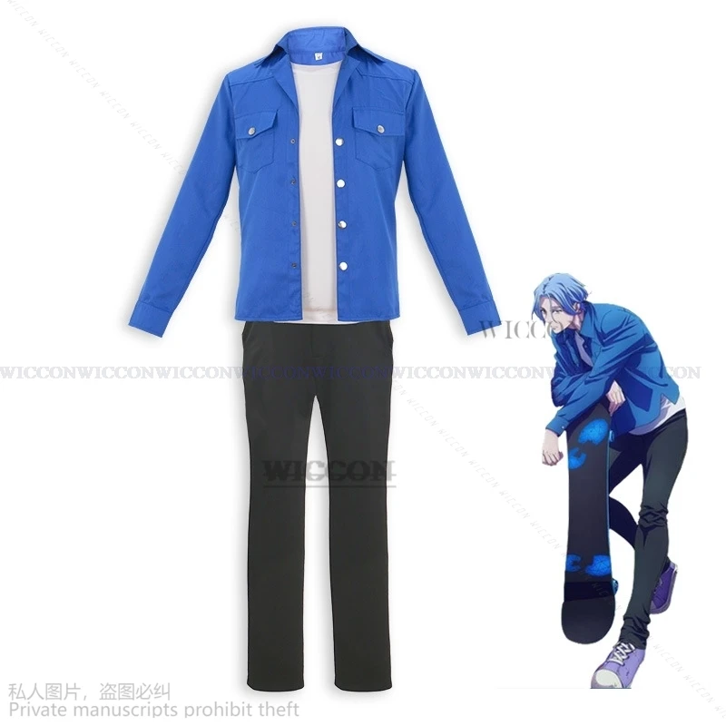 Cosplay Costume Langa Hasegawa Anime School Uniform Carnival Halloween Party Outfit Skateboard SK Eight Suit Dk School Uniform