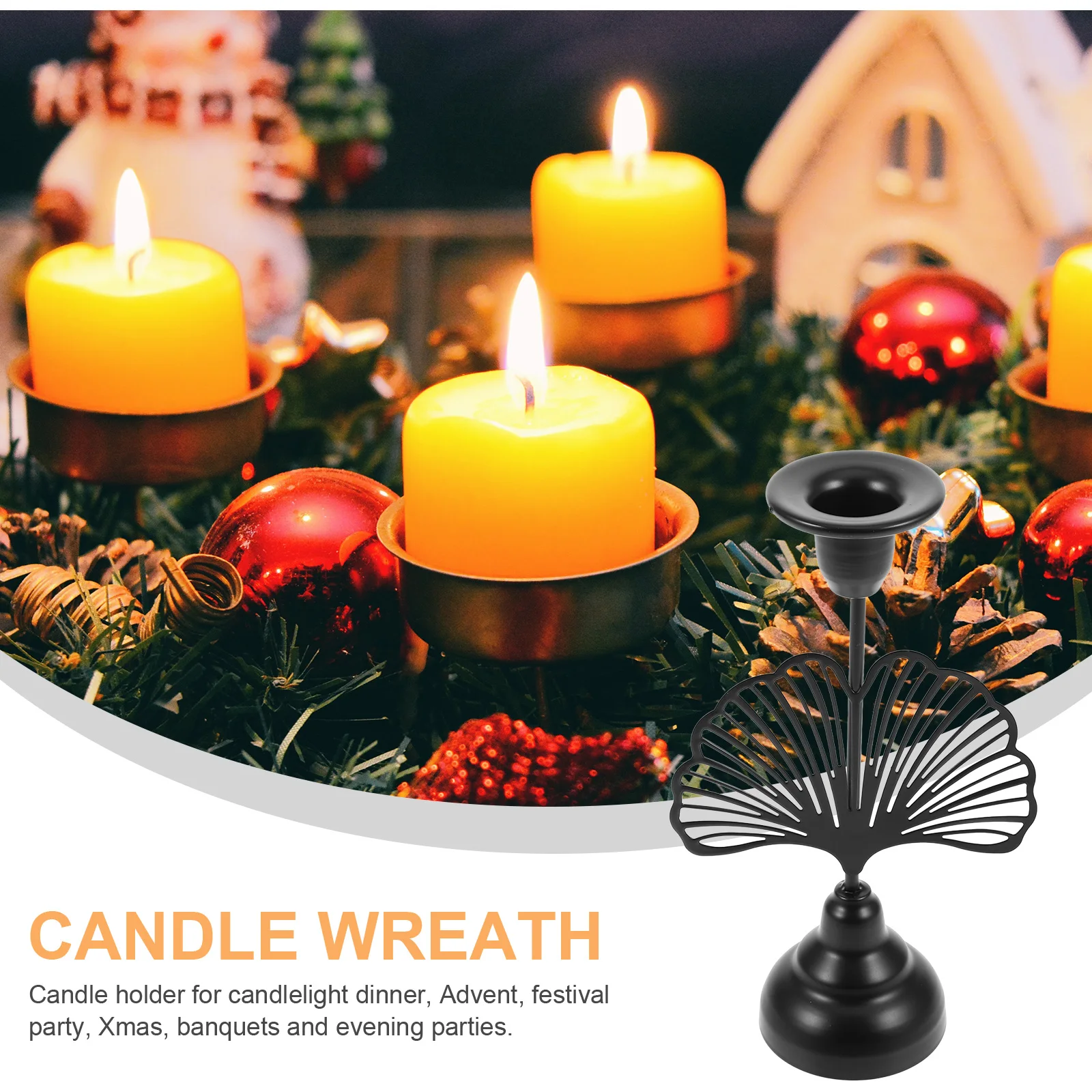 

Iron Candlestick Retro European Decor Elegant Wedding Banquet Wedding Cup Centerpiece