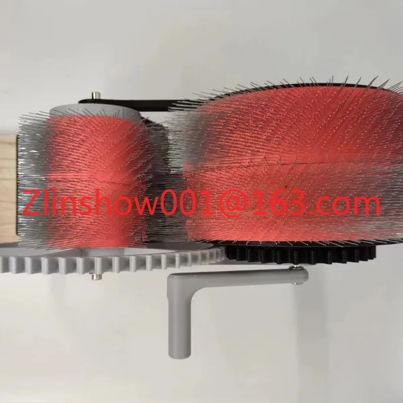 الشركة المصنعة Fainting Maid Mini Swing Sheep Fleece Drum Carder Hand Mini Wool Comb Picker Machine للألياف #1