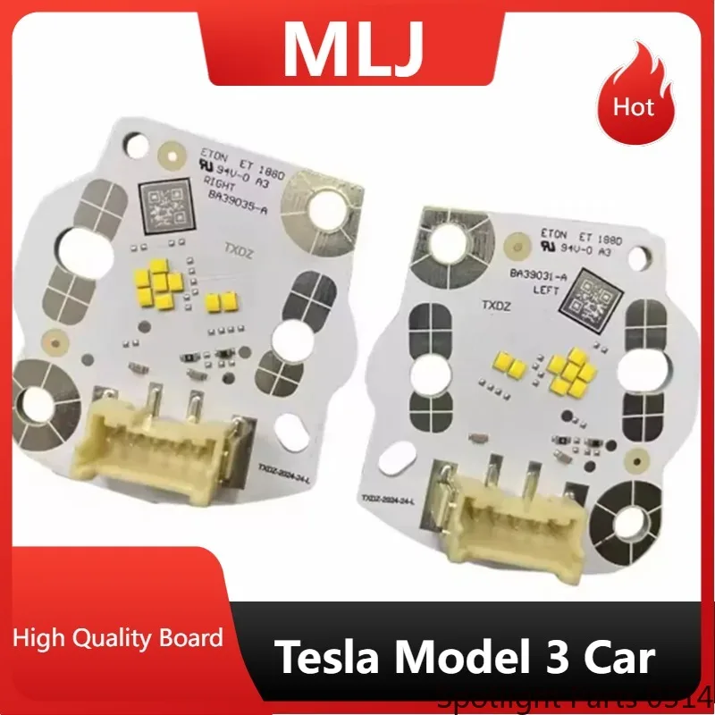 

For Tesla Model 3 2024-UP Refit LED Headlight DRL Boards Daytime Running Light Chip Module Car Accessories Angel Eyes