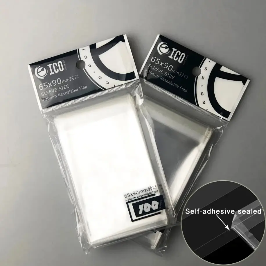 1 Pack (100PCS) 65*90mm Card Sleeve Cards Protector Magic Killers of Three  Kingdom Football Star Card Transparent Board Games - AliExpress 18