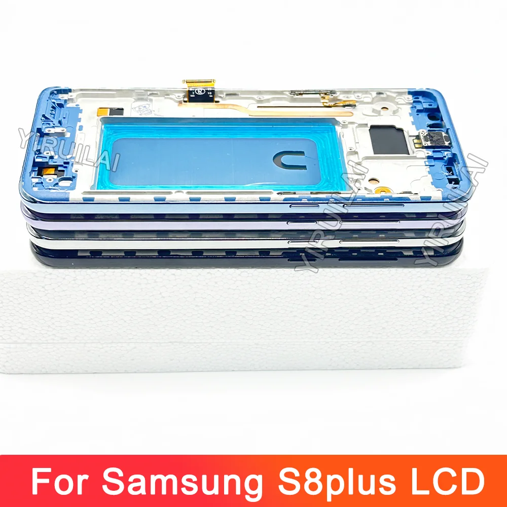 TFT LCD Screen For Samsung S8 Plus G955F LCD Display Digital Touch Screen With Frame For Samsung S8Plus G955 Screen With Frame