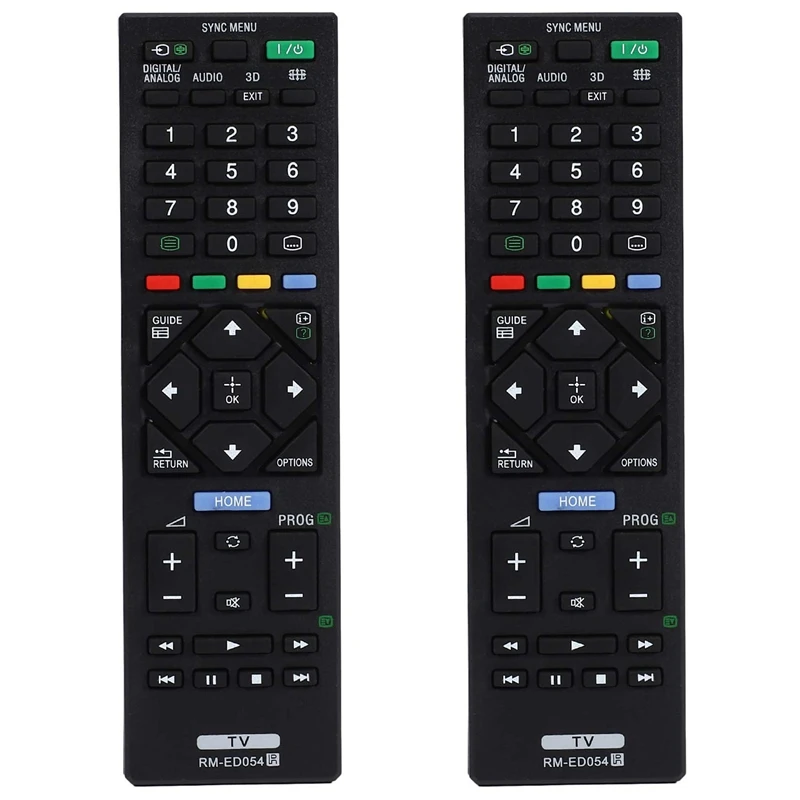 Top Deals 2X Universal Remote Control Rm-Ed054 For Sony Lcd Tv For Kdl-32R420A Kdl-40R470A Kdl-46R470A