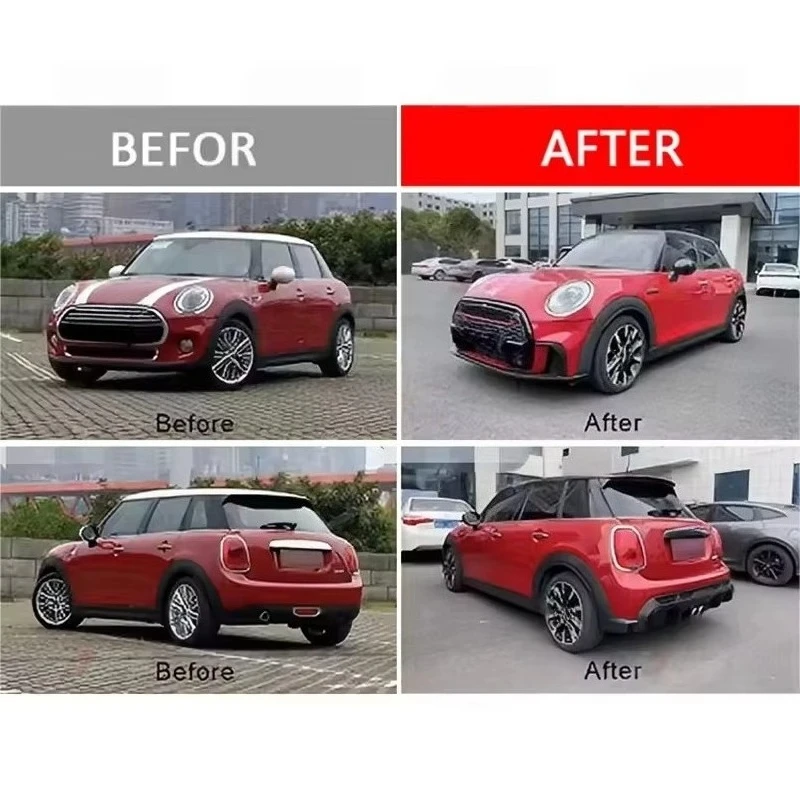 2021 Jwc Style Body Kit for Mini F55 Cooper 4-Door 2014-2020 ABS Plastic Car Bumper Assembly Upgrade New Condition