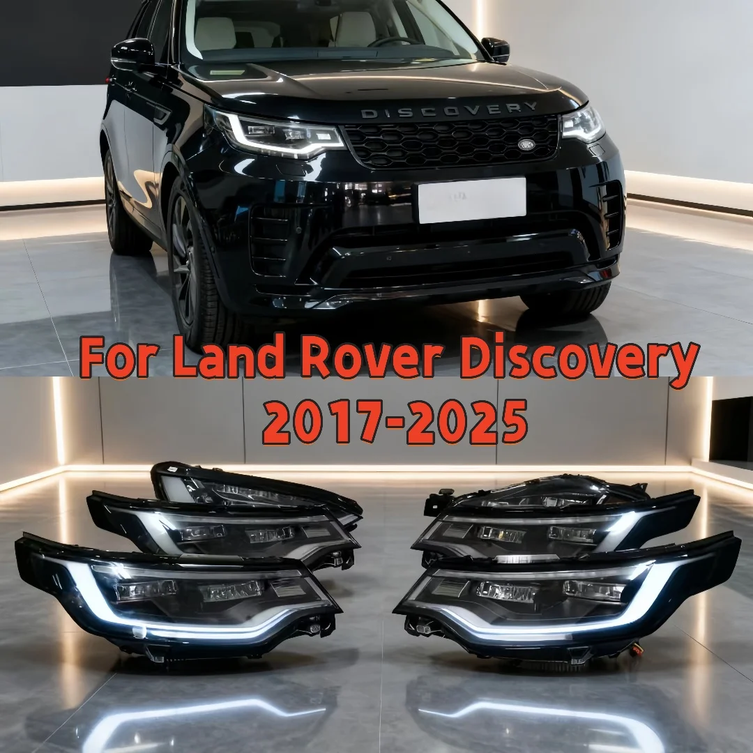 

Suitable for Land Rover 2017-2025 Discovery original low and high configuration LED matrix water turn headlight assembly
