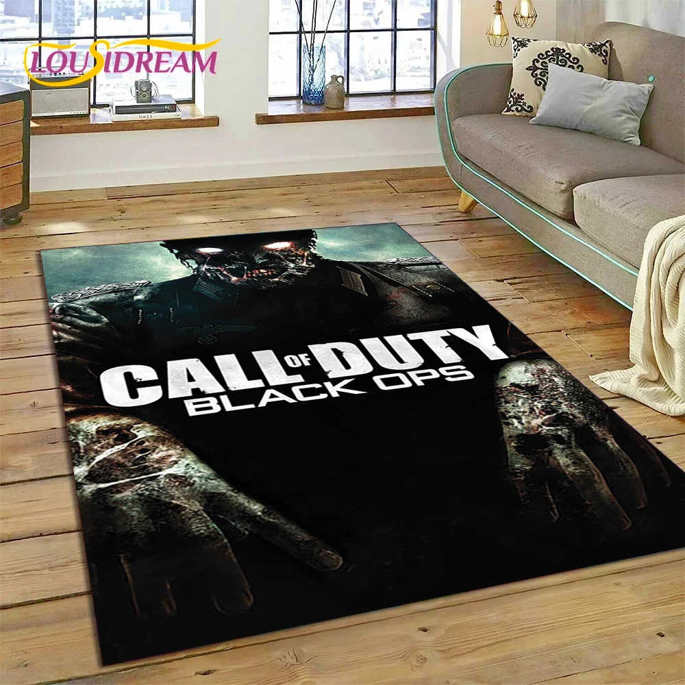 Call of Duty War Game Gamer COD Carpet Rug for Bedroom Living Room Home Sofa Decoration,Children Game Large Decor Floor Mat Gift