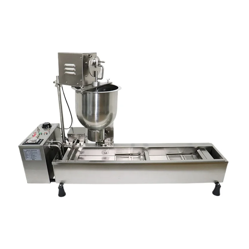 

Single row automatic donut machine fried snack production line electric donuts commercial equipment