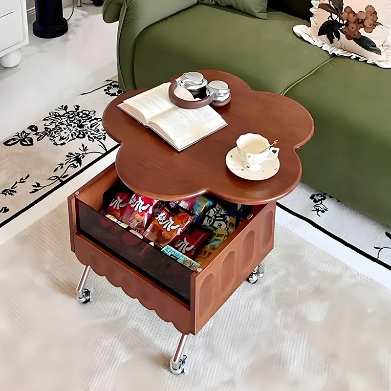 

Современный винтажный журнальный столик, мобильная красота, роскошный журнальный столик премиум-класса, ящики для хранения, стол Basse, дизайн, мебель для гостиной