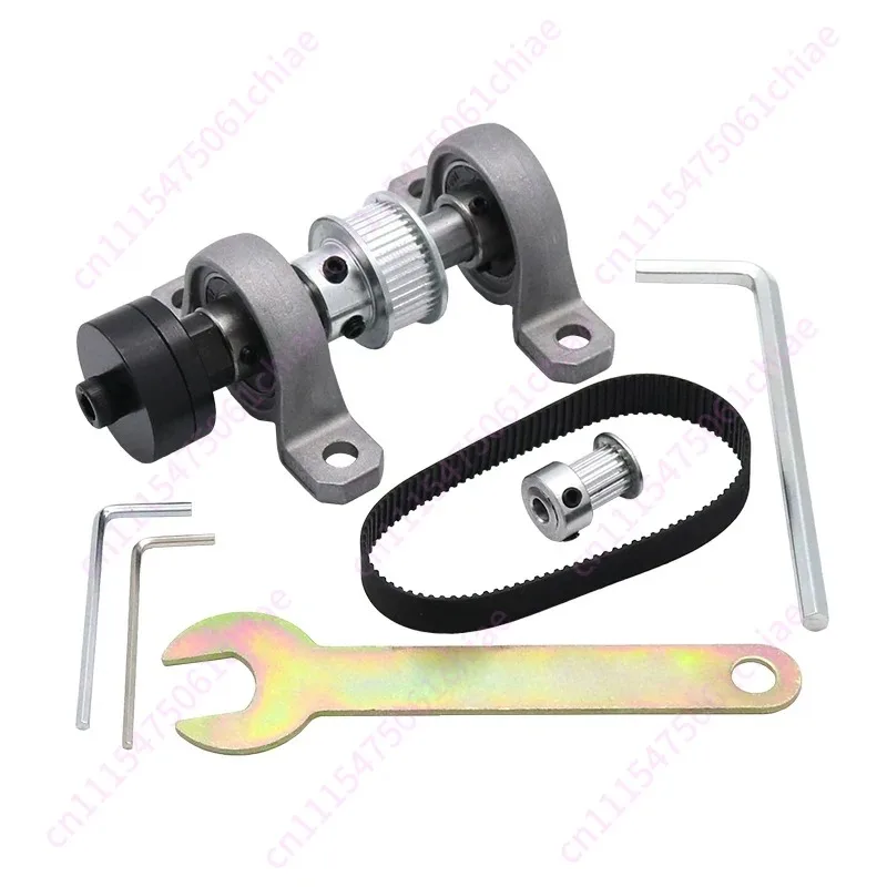 Micro Woodworking Non-Power Spindle Assembly 456 Inch Saw Blade Table Saw Spindle Seat, Small DIY Grinding and Cutting Precision