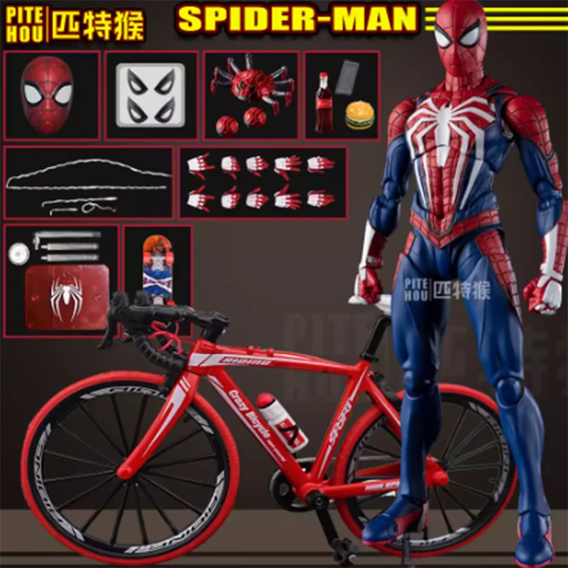 

Spider Man Upgrade Suit Ps4 Game Edition Spiderman Action Figure Collectable Model Toy