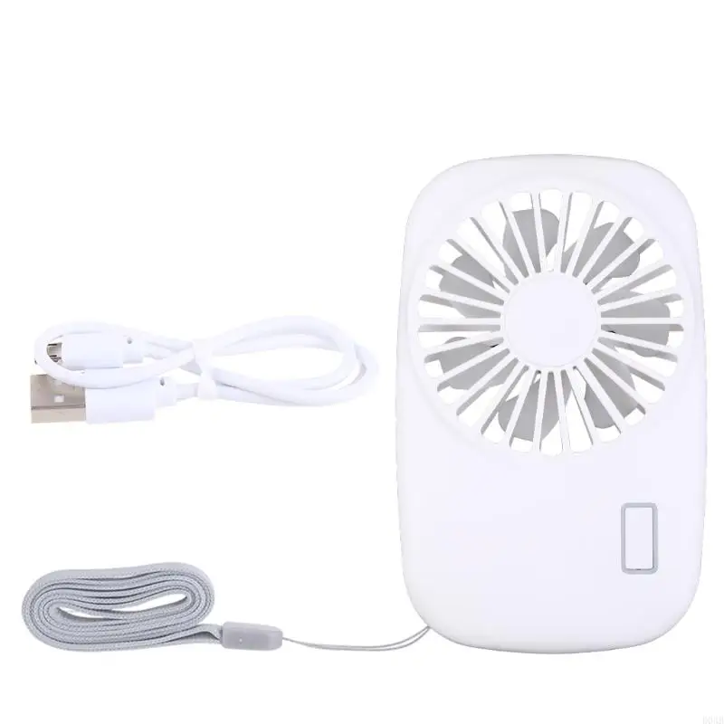 D0AB Mini Portable Fan USB Rechargeable Camera Cooling Handheld Fan Three Speed Adjustable Ventilador for Travel