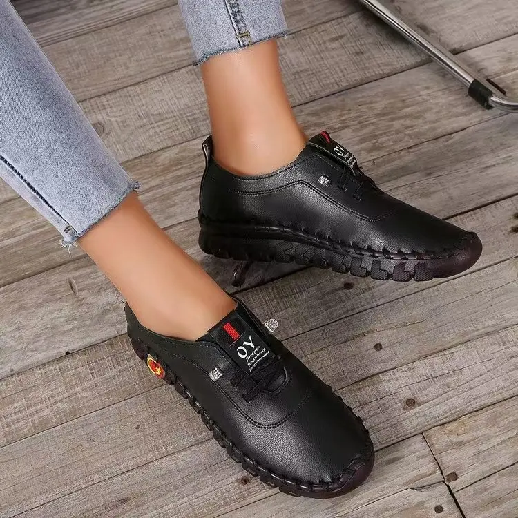 2023 Scarpe basse da donna Nuovi mocassini ortopedici Mocassini da donna cuciti Slip On Ballerine per le donne Scarpe da infermiera medica