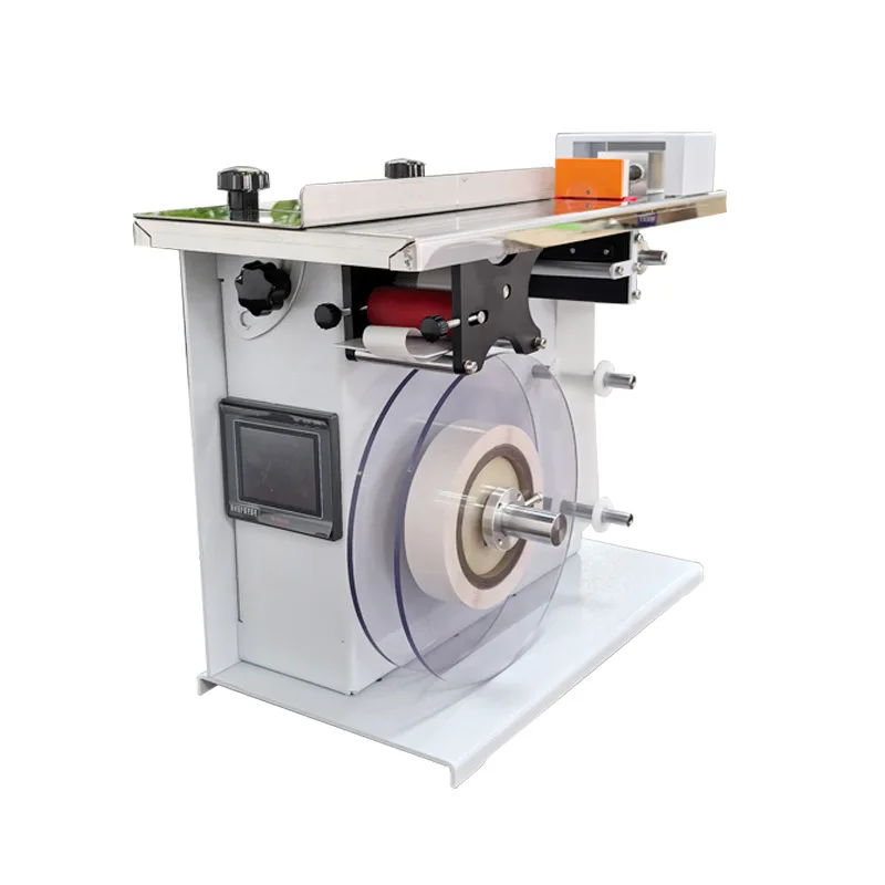 Semi-automatic Sealing and Labeling Machine for Color Boxes Anti-counterfeiting Round and square Labels