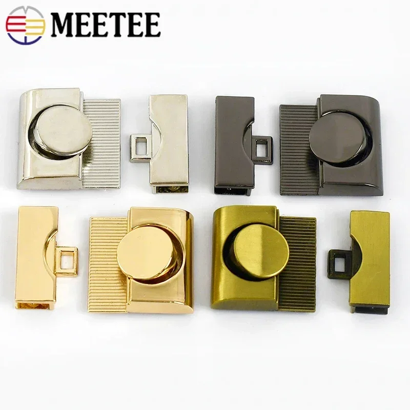 

2/5Pcs Metal Lock Buckle for Bags Handbag Closure Locks Snap Buckles Purse Insert Hook Decorative Clasp DIY Hardware Accessories