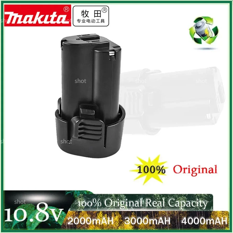 4.0Ah BL1013 10.8V Li- ion rechargeable battery replacement  Makita Power Tools BL1014 TD090D DF030D DF330D MUS052D