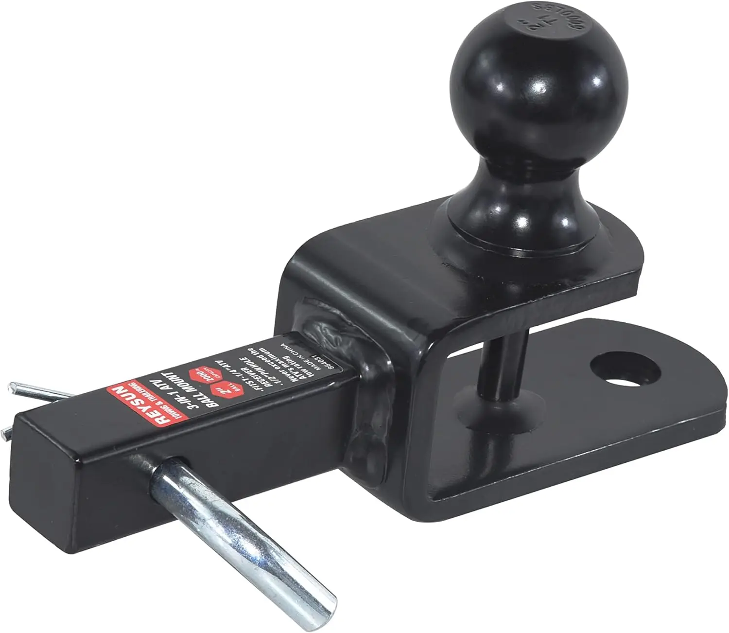 

Прицепное устройство 3-в-1 для квадроциклов/вездеходов с 2-дюймовым шаровым соединением, подходит для приемника 1-1/4 дюйма для буксировки