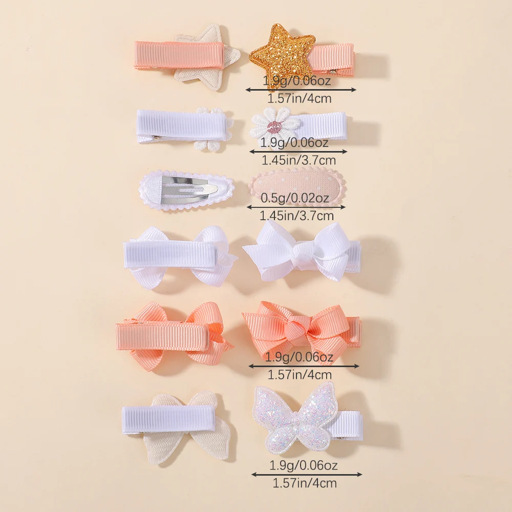 RAINBOW BOWS 16 Teile/satz Boutique Bunte Haar BB Haarspangen für Kinder Geschenk Frische Druck Kinder Haar Pony 2,2 zoll Haarnadeln – Detail 26