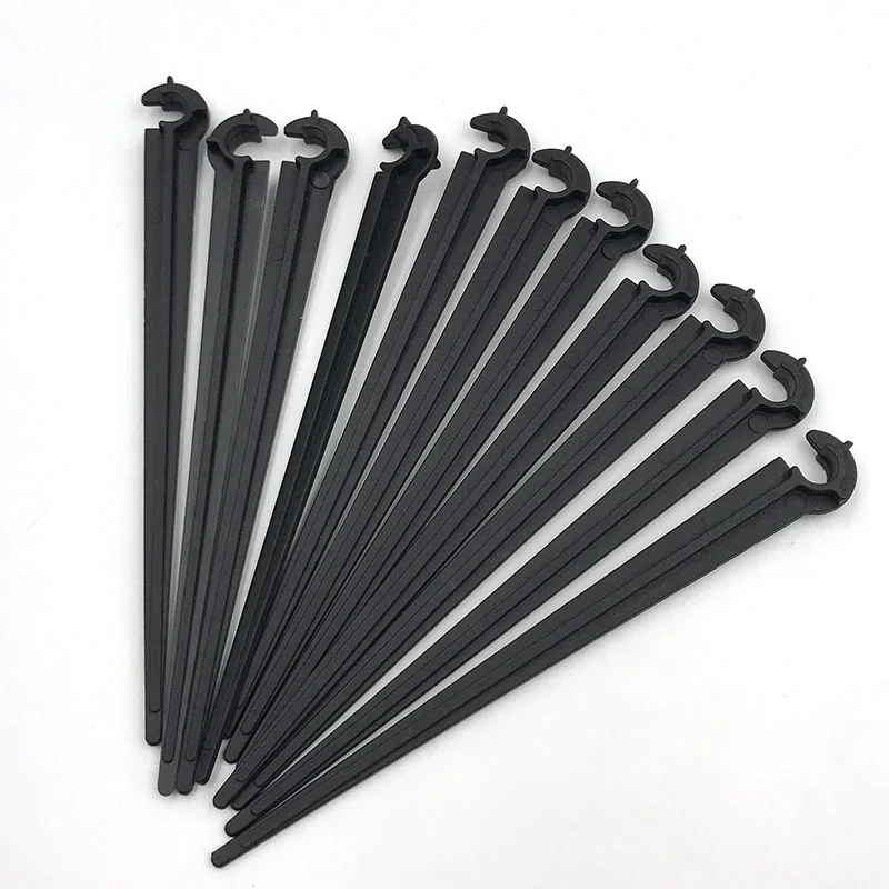 11cm Plastic Fixed Stems Support Holder for 4/7 Drip Irrigation Water Hose Garden Irrigation Tool Set 10/50/100pcs